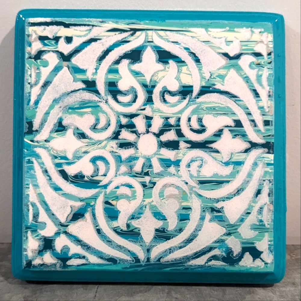 Hand Painted Mandala Wall Hanging